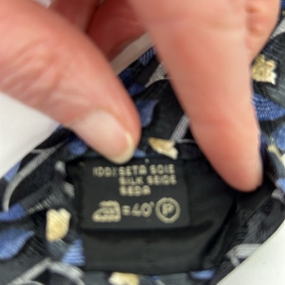 Men's Ermenegildo Zegna 100%  Silk Designer Cravat Tie - Picture 4 of 7